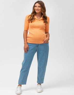 Made in Italy MOM FIT W020 Cotton Maternity Jeans